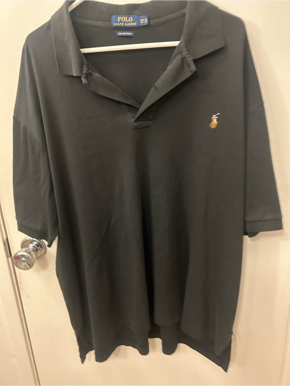 Polo by Ralph Lauren Black Men's Polo with Embroidered Pony